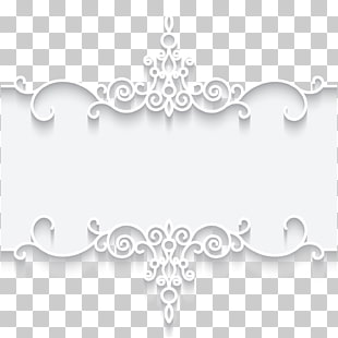 Paper Lace frame Textile, White lace pattern frame card illustration, white and gray floral frame PNG clipart