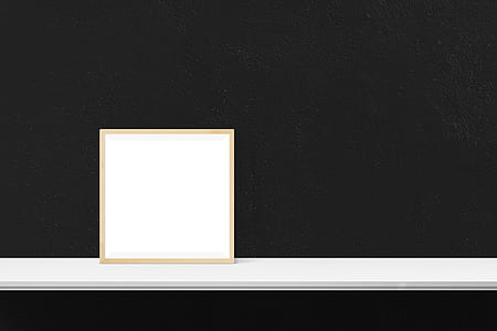 poster, mockup, decor, desk, interior, presentation thumbnail