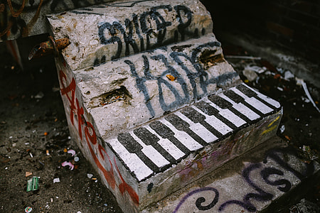 Urban graffiti on the city streets thumbnail