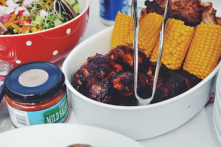 roasted meat on platter thumbnail