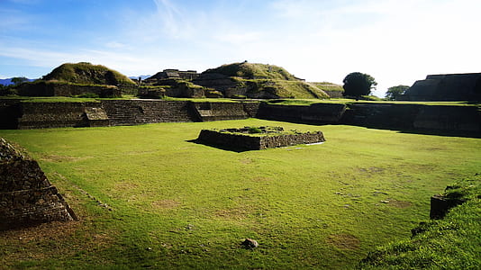 landscape photography of green hills thumbnail