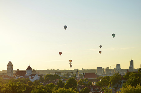 hot air balloons during daytime thumbnail