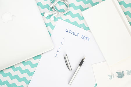 pen, white, paper, earphones thumbnail