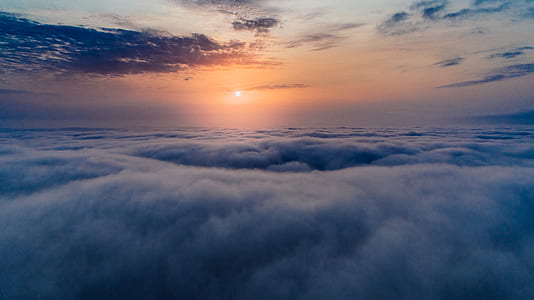 Sea of Clouds during Sunset thumbnail