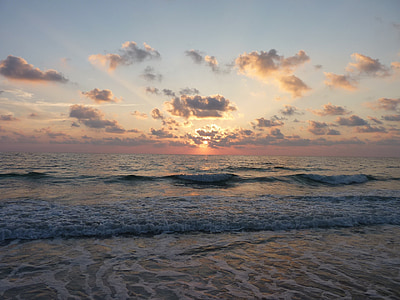 body of water during sunset thumbnail