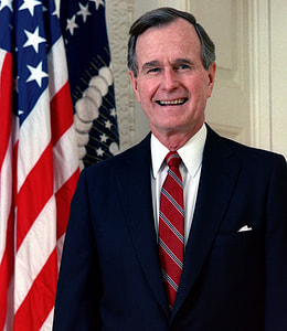 George Bush Portrait Photo thumbnail