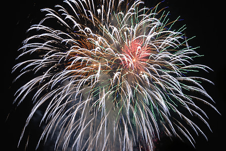 low angle photo of fireworks thumbnail