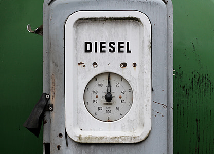 white Diesel gas pump thumbnail