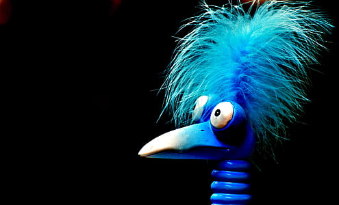 blue bird plush toy thumbnail