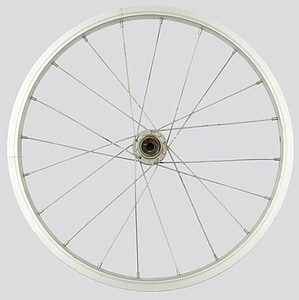 white bicycle wheel illustration thumbnail