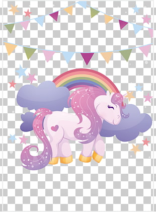 Unicorn Computer file, Romantic purple Unicorn, My Little Pony illustration PNG clipart