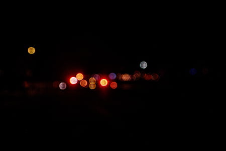 dark, night, bokeh, lights, backgrounds, abstract thumbnail