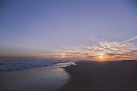 seashore during golden hour thumbnail