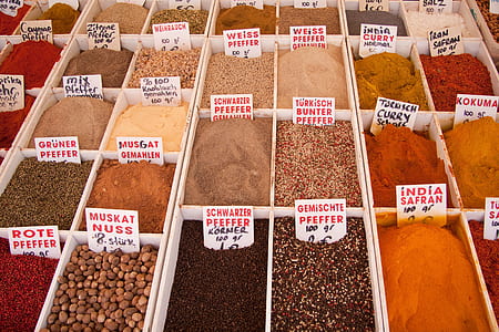 flat lay photography of variety of spices thumbnail