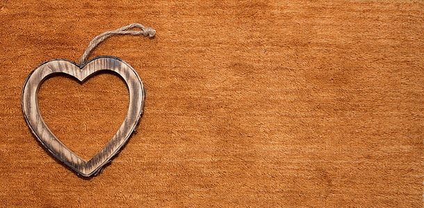 heart-shaped brown decor thumbnail