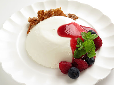 strawberry cake served on white plate thumbnail