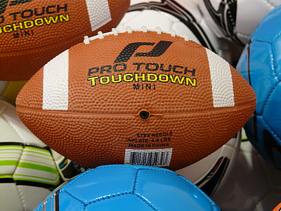 brow nand white Pro Touch football thumbnail