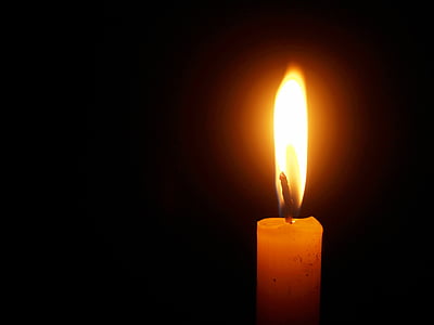 gray candle with light thumbnail
