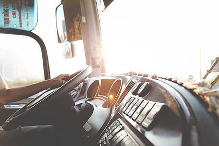 Person Hand On Steering Wheel thumbnail
