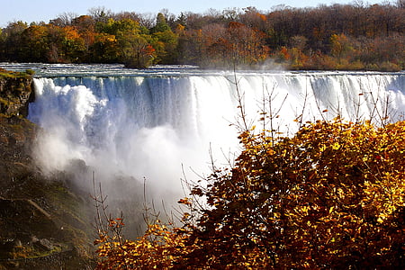 photo of waterfalls during daytime thumbnail