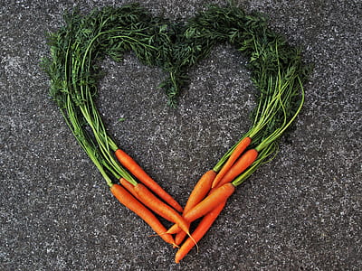 carrots forming heart artwork thumbnail