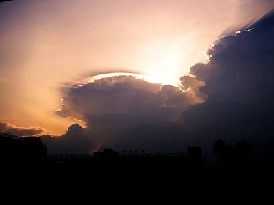 cloudy sky during sunset thumbnail