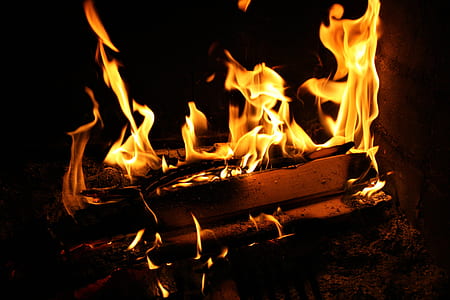 fireplace with flame thumbnail