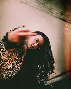 woman raising middle finger thumbnail