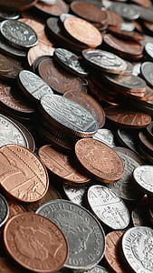 gold and silver-colored coin collection thumbnail