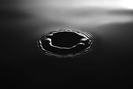 grayscale photography of ripple of water thumbnail