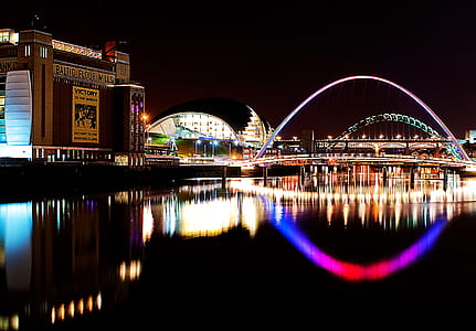 city, landmark, lights, night thumbnail