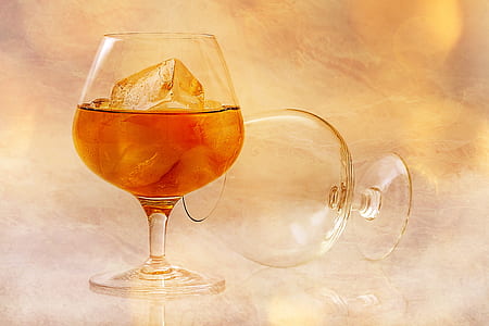 close-up photo of two clear wine glasses thumbnail