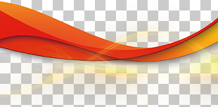 Geometric ribbon line light, red wavy line illustration PNG clipart