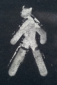 person walking on road print floor thumbnail