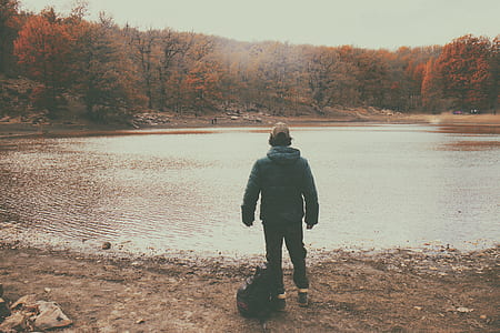 man fronting lake thumbnail