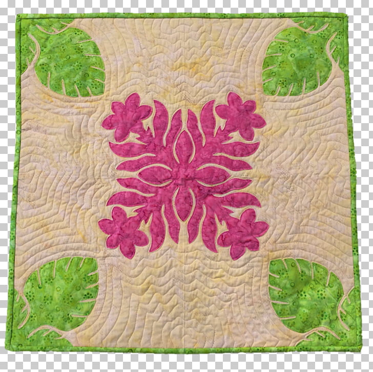 Hawaiian Quilt Needlework Pillow Pattern Laser Cut Png Clipart
