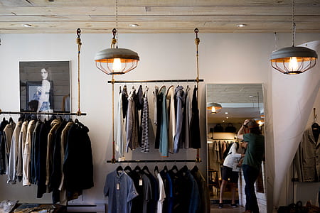 photography of assorted-color clothes lot thumbnail