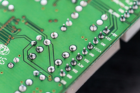 Electronic Circuit Board Close Up thumbnail