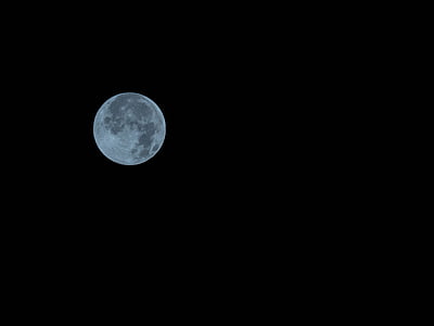gray moon at nighttime thumbnail