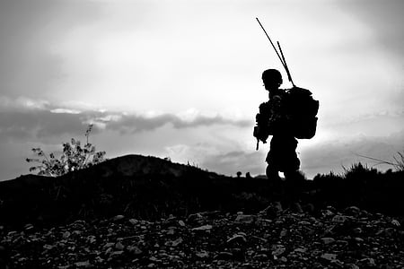 silhouette of soldier thumbnail