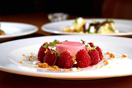 photo of strawberry dessert serving in plate thumbnail