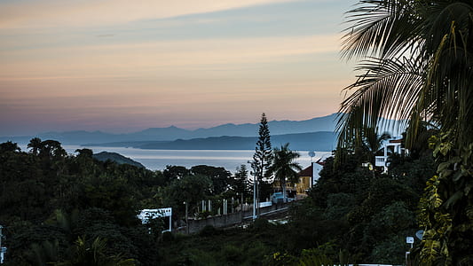 sea, dawn, landscape, nature thumbnail