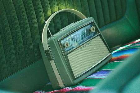 brown and black transistor radio thumbnail
