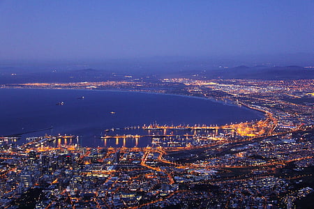 aerial photo city lights thumbnail
