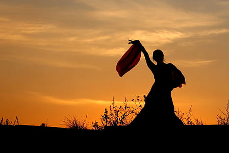 silhouette photo of woman thumbnail