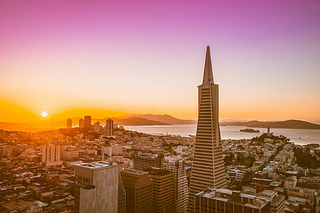 aerial photography of cityscape thumbnail