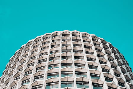 architectural photography of white building thumbnail