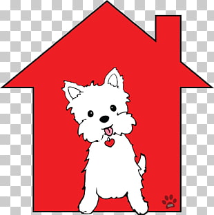 White villein on doggy