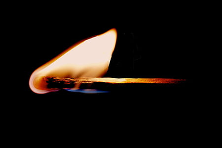 lighted matchstick close-up photo thumbnail