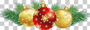 Christmas decoration Christmas ornament Christmas card , Christmas Balls Decoration , three christmas bauble PNG clipart